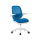 Fotel ergonomiczny COBRA King Junior HF106DBL ciemno-niebieski